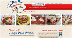 Desktop Screenshot of luigispizzafresca.com